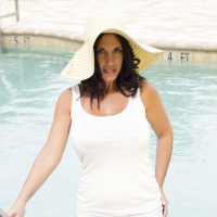 Brooklyn Avery gets all soaking wet for you in her white dress