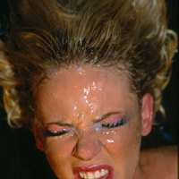 Sexy blonde Missy Monroe facial cumshots