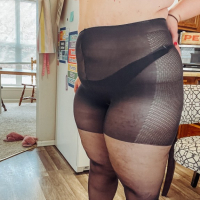 BBW Black Pantyhose khohanotsum Merk u kratsats