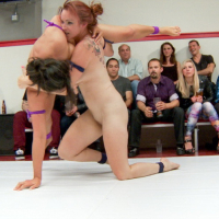 Mona Wales and Bella Rossi take on Penny Barber and Sasha Prince