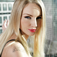 Hottest coed blonde Staci Carr shows us her slender naked body