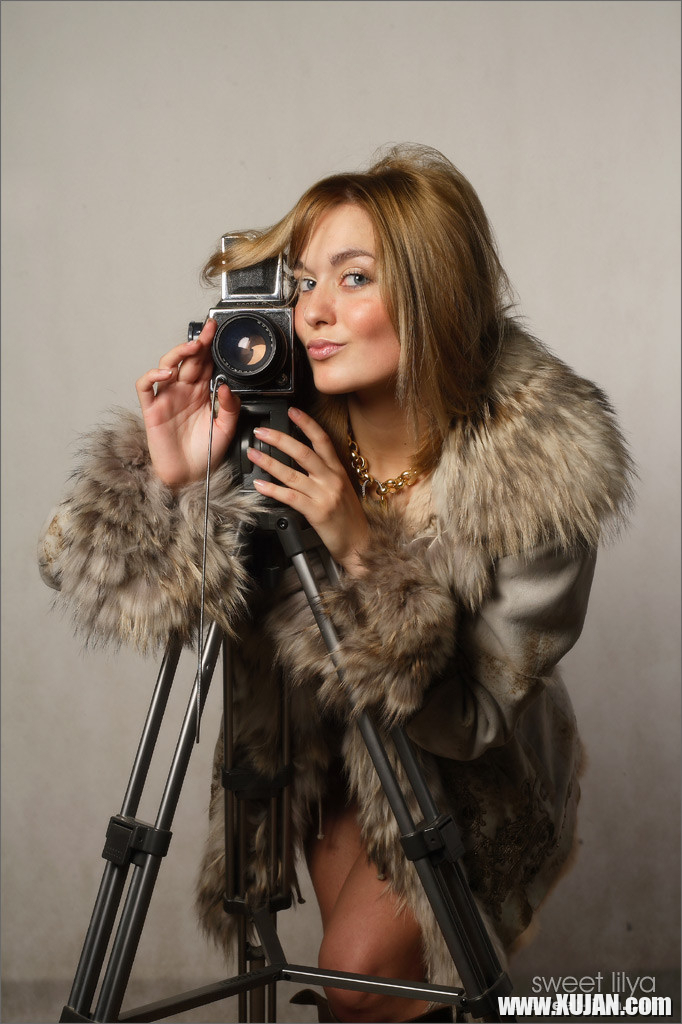 Luscious Russian teen Sweet Lilya posing in her coat - Photo #1152928