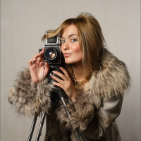 Luscious Russian teen Sweet Lilya posing in her coat