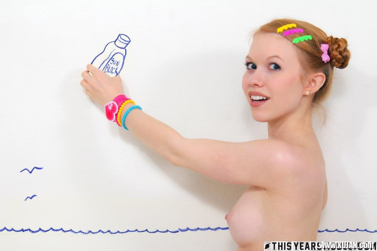 Redhead teen Dolly Little has some naked fun - Photo #1160021