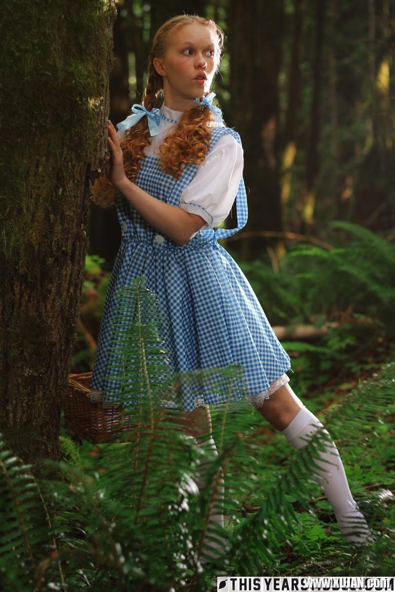 Hot redhead Dolly Little dresses up as Dorthy - Photo #1160025