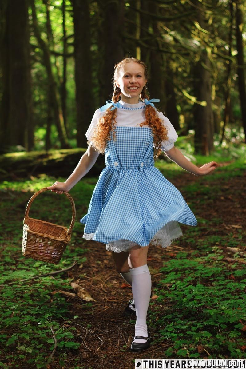 Hot redhead Dolly Little dresses up as Dorthy - Photo #1160027