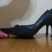 Scarpin preto e rosa Vizzano Ana Hickmann