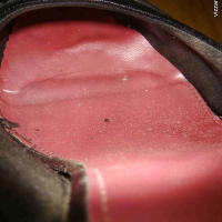 Scarpin preto e rosa Vizzano Ana Hickmann