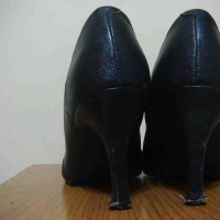 Scarpin preto e rosa Vizzano Ana Hickmann