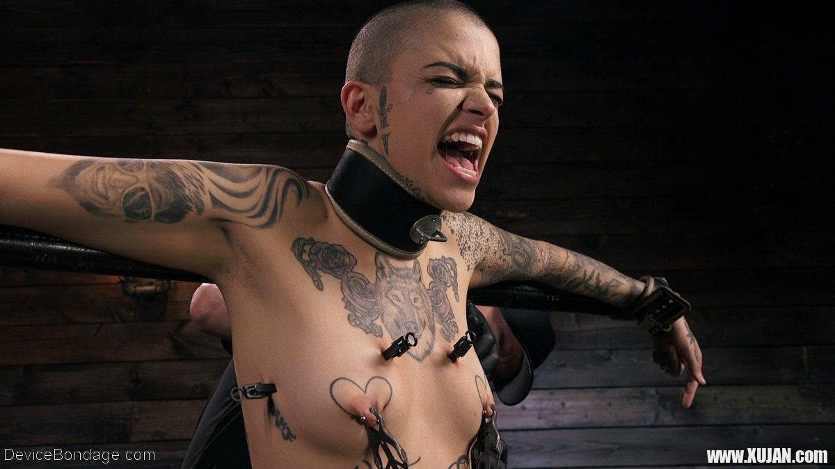 Inked Slut Leigh Raven gets tied up in the Dungeon - Photo #1167450