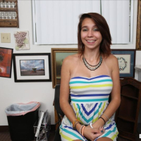 Hot teen CeCe Capella is pounded when cast in her very first por