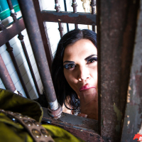 European MILF Jasmine Jae freed from cage to satisfy massive penis