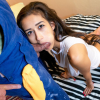 Adventurous brunette babe Darce Lee having sex in a hostel