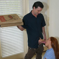Good looking redhead gets a fuck and a facial