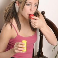 Andi Pink shows you how pink her pussy is