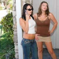 Sara Stone and her Friend tag team a big Dick