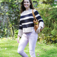 Pregnant Kelly Brook out and about in pink jeans London