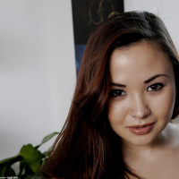 Cute Asian first timer Kita Zen exposing her tiny breasts and nice ass