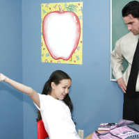 Asian teen Amai Liu gets banged and facialized by her perverted teacher