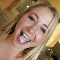 Amateur babe Casi James fucks hardcore after sucking a big dick
