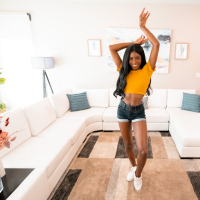 Black girl Nicole Kitt treats her pussy with a toy