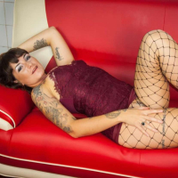 Adreena Winters showing her Ass wearing Fishnets