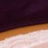 Peachez white satin sheer lace panties