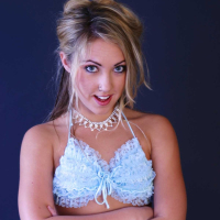 Peachez blue lace