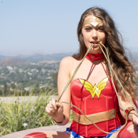 Wonder woman Elena Koshka getting railed hard