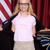 Teen pornstar Aubrey Gold graduating to big cock