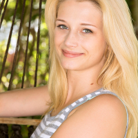 Hot blonde teen Aubrey Gold