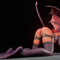 Succubus girl photoshoot