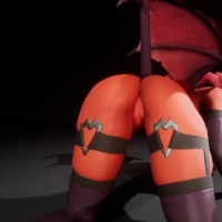 Succubus girl photoshoot