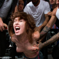 Melody Jordan gets her Holes drilled at Gangbang