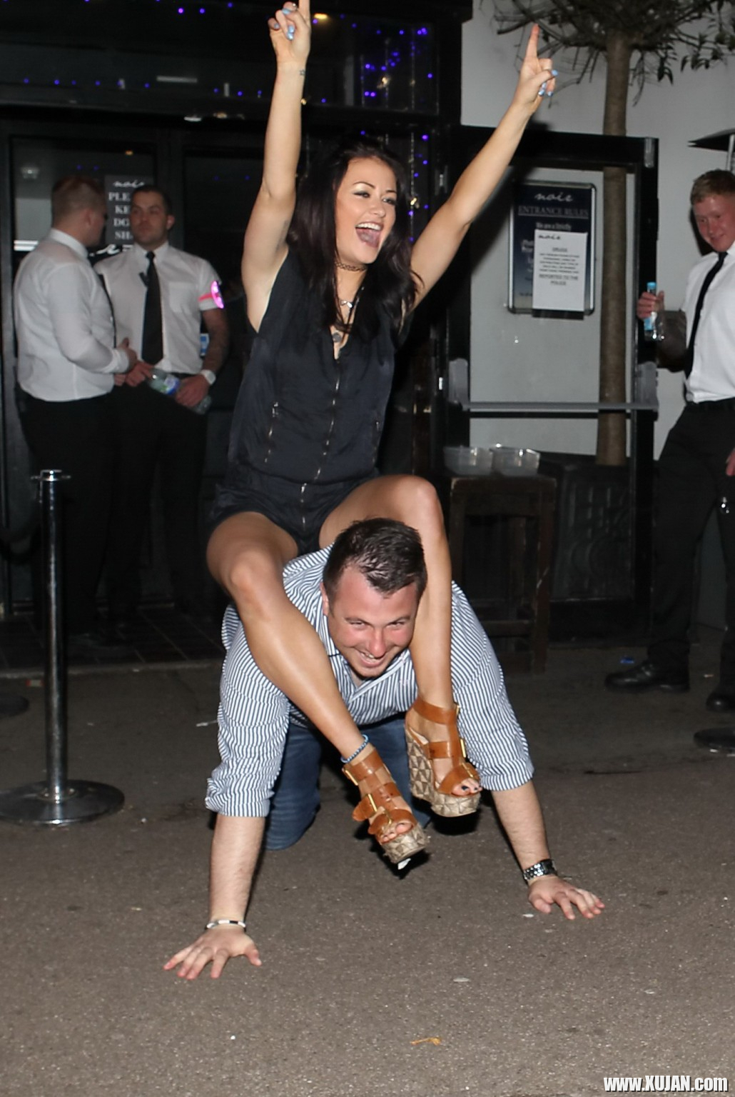 Jess Impiazzi drunken shows off her huge boobs and gets licking and groping in p - Photo #1247716