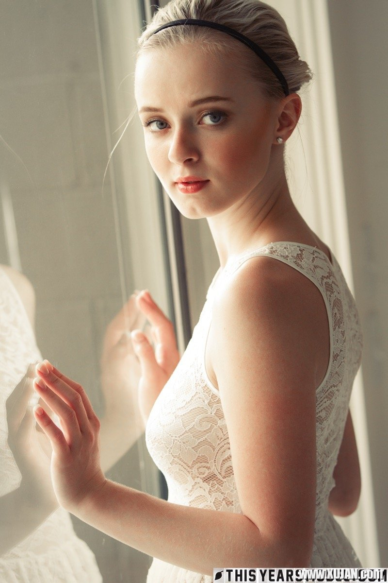 Sweet Kenze Thomas strips naked by the Window - Photo #1256448
