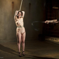 Bound Juliette March has her some sexy dungeon Fun
