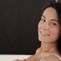 Euro babe Lexi Dona gets wet after pissing on self while masturbating