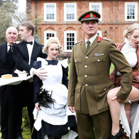 Loulou and Rebecca Moore share the butlers huge dick