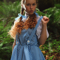 Sexy Dolly Little removes her Dress in the Forest