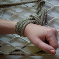 Odette Delacroix is rope bound and humiliated to breaking point by lezdoms
