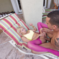 Horny Marsha May shamelessly cheats boyfriend with shady neighbor