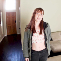 Redhead Cutie Audrey Holiday services a long Dong