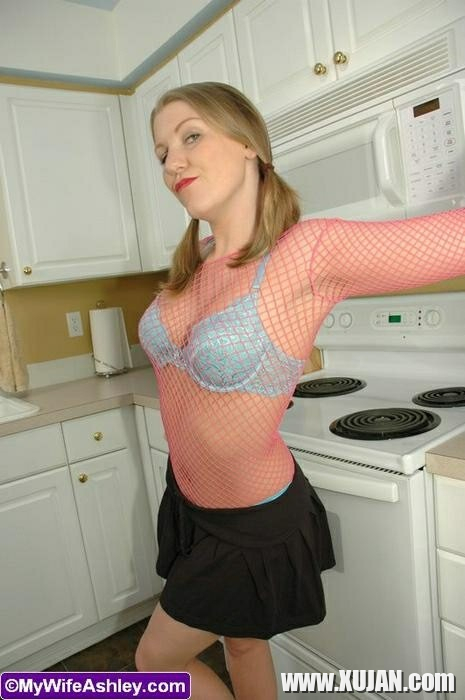 My Wife Ashley In Fishnet Blouse - Photo #1304158