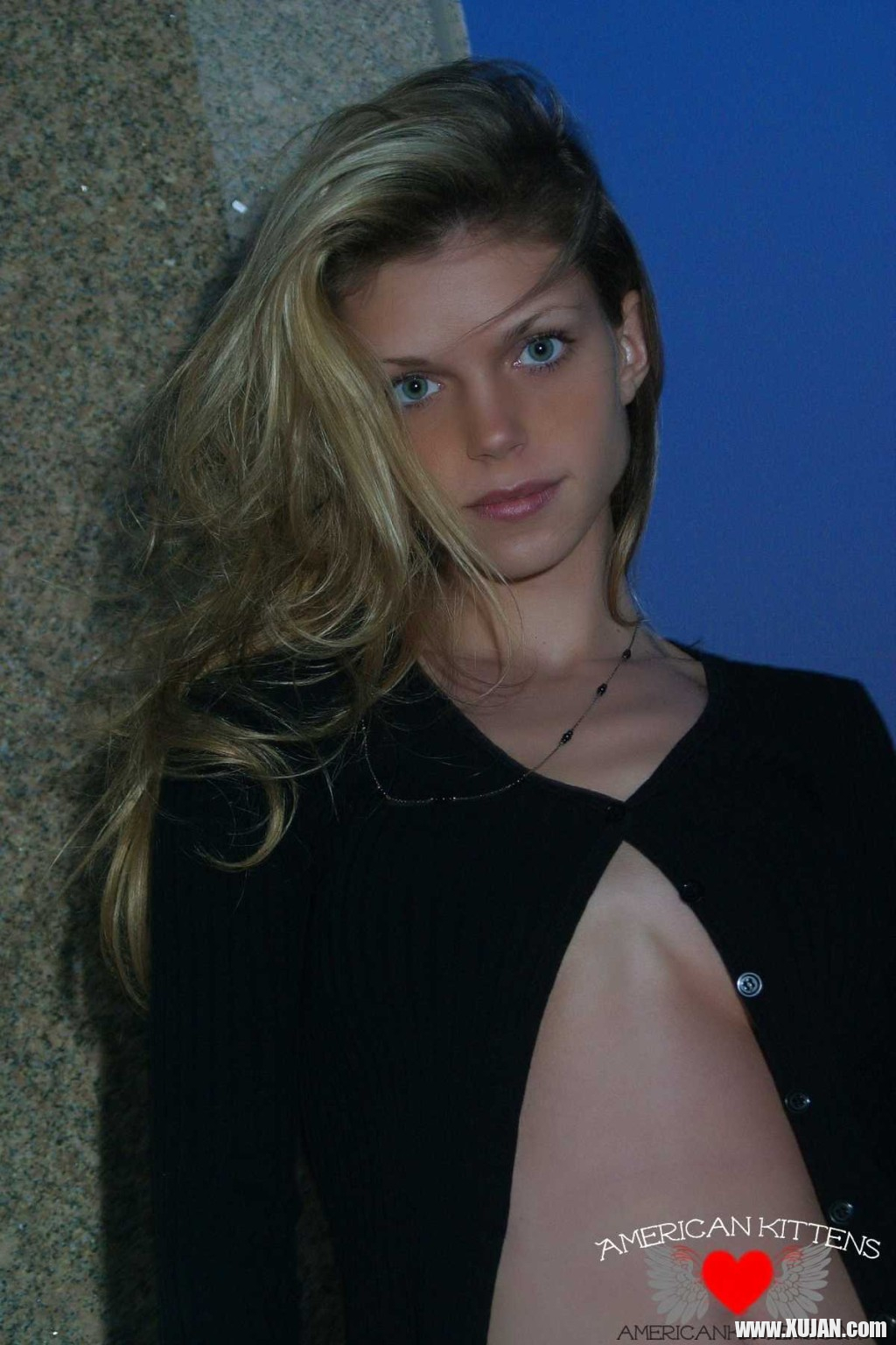 Ashley outside black top red long skirt - Photo #1304365