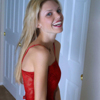 Ashley in red lace boy shorts and a red lace top she is so pretty just look at t