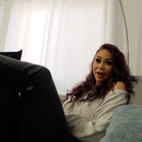 Filthy tattooed cougar Monique Alexander bends over for deep shagging