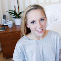 Innocent teen Hollie Mack is so naive her step brother dressed u