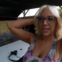 Blowing Out Blondie Fessers Asshole