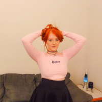 Nothing makes Cherry Fae happier than showing her hot figure